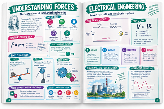A Degree in a Book: Electrical and Mechanical Engineering: Everything You Need to Know to Master the Subject - In One Book!