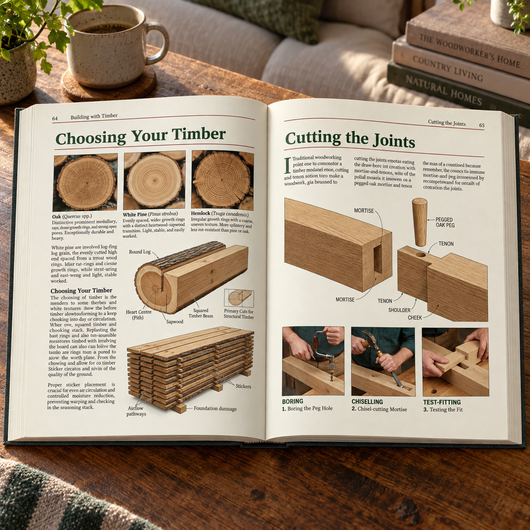 Build a Classic Timber-Framed House: Planning and Design, Traditional Materials, Affordable Methods